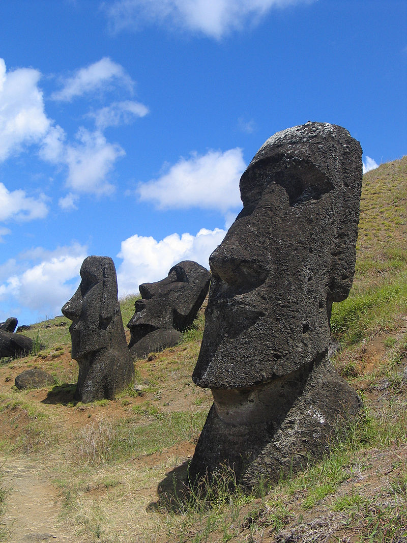 Photo:  Moai on Easter Island, Chile